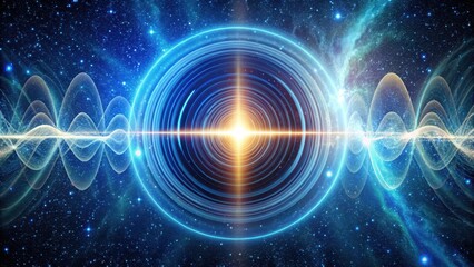 Fototapeta premium Gravitational Oscillation, gravity pulse, stellar resonance