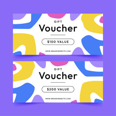 Gift Voucher Template Design