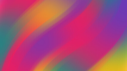 Vibrant Abstract Waves of Gradient Colors with Smooth Transitions and Flowing Warm Tones
