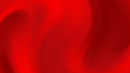 Vibrant Red Abstract Art with Fluid Waves and Smooth Gradients