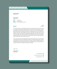 Simple creative and Modern letterhead business templates for your project. Abstract business corporate modern letterhead template design, professional corporate company business letterhead.