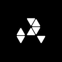 diamond on black background