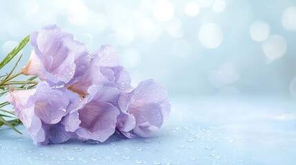 Obraz premium Spring flora action delicate flowers in nature's embrace vibrant environment close-up view