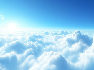 Blue sky and white clouds