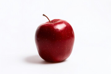 red apple isolated on white