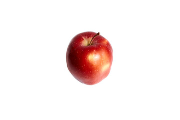 red apple isolated on white