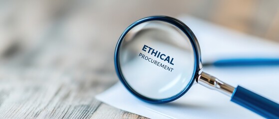 Transparent Supply Chain Insights Ethical Procurement Magnified - Corporate Responsibility Visualization for Sustainable Business Strategy and Compliance Standards