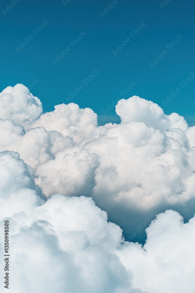 Leinwandbilder ethereal minimalist cloudscape high-resolution climate tech visualization for sustainable weather mo