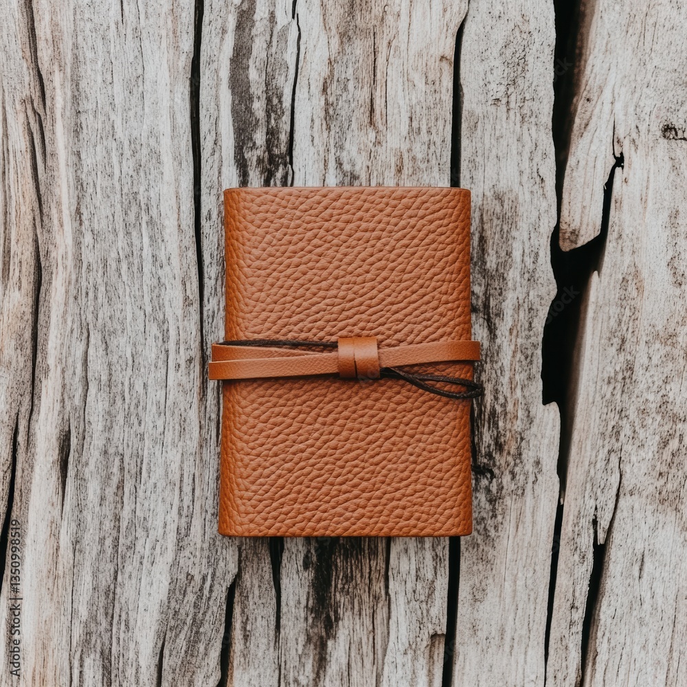 Aufkleber rustic leather journal minimalist artisan craftsmanship for mindful professionals - sustainable stor