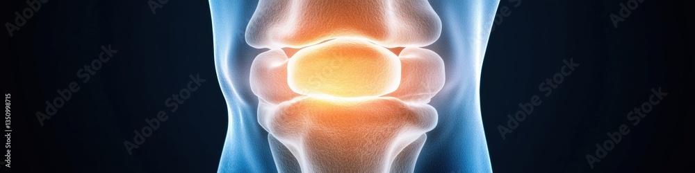 Poster advanced orthopedic diagnostics precision medical imaging revealing next-gen knee joint anatomy with