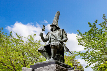 熊本城 加藤清正公の像