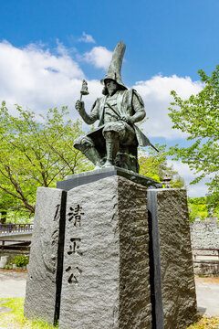 熊本城 加藤清正公の像