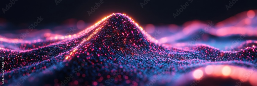 Poster Next-Gen Data Topography Immersive AI Visualization of Algorithmic Landscapes, Dynamic Network Intelligence in Cybernetic Spatial Mapping