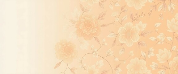 Whispers of spring a delicate floral dance bathed in the softest light creating a nostalgic dream with subtle watercolor textures and gentle gradient tones filling the senses, Banner