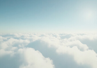 Blue sky and white clouds