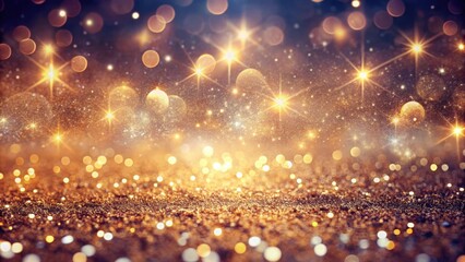 Obraz premium Luxurious abstract glitters background with sparkling lights for a touch of elegance and sophistication, evoking feelings of glamour and refinement , sophisticated ambiance, high-end aesthetic