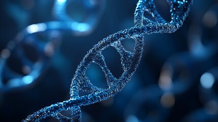 Science template, wallpaper or banner with a DNA molecules. Vector illustration.