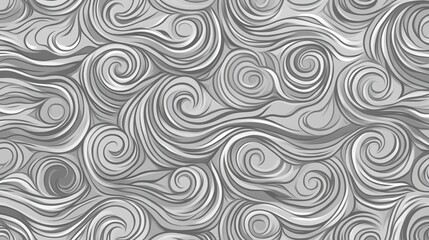 Gray abstract mesh wave on white background. Design element for presentations, covers, outposts, web design.