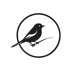 Obraz premium vector illustration of a bird