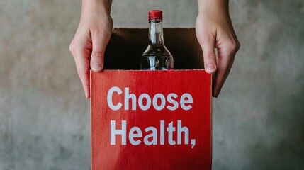 Holistic Wellness Transformation National Alcohol Screening Days Minimalist Mindful Recovery Journey for Spring Mental Health Awareness