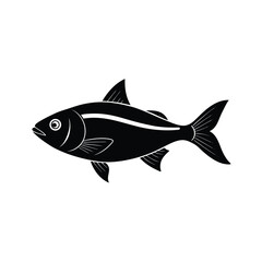 Hilsha Fish Vector Illustration – Detailed Design for Seafood & Culinary Graphics