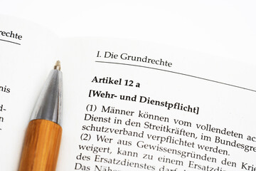 Wehrpflicht Grundgesetz
