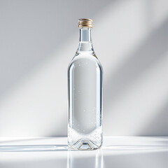 a bottle of clean water