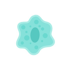 Apoptosis  cell.  Programmed cell death. Apoptotic bodies and phagocytosis. vector illustration.