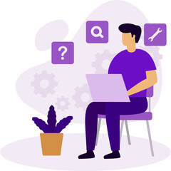 IT Service Illustration