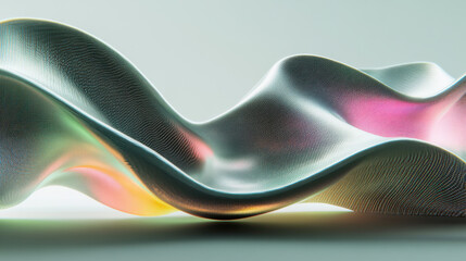 Abstract Metallic Waveform