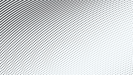 Black and white halftone abstract pattern for backdrop or fabric style