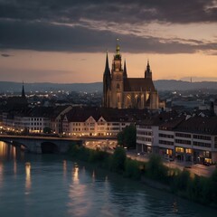 Obraz premium prague castle and charles bridge