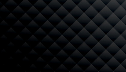 realistic dark black diamond pattern wallpaper design