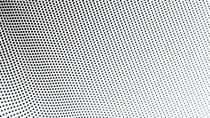 Black and white halftone abstract pattern for backdrop or fabric style