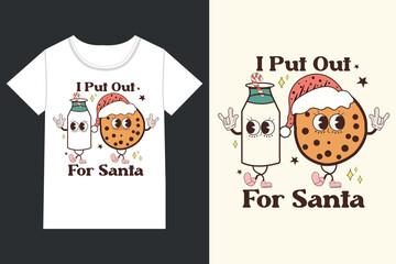 I put out for santa Christmas,Retro Christmas eps,
Christmas eps file,Retro 
Christmas eps, Retro Christmas Clipart, Merry Christmas