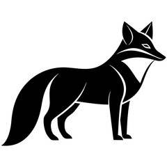 vector illustration of a fox
