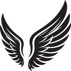 Wing Silhouette Vector Illustration