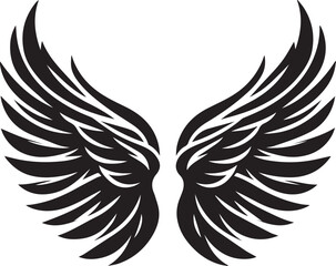 Wing Silhouette Vector Illustration