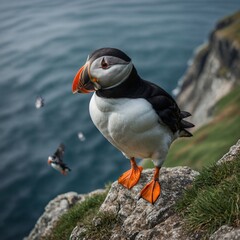 atlantic puffin or common puffin