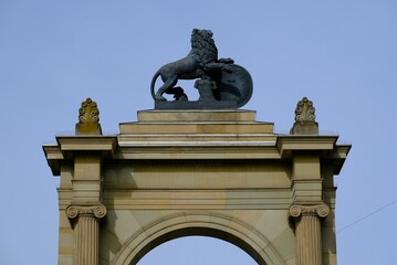 Skulptur am Rosensteinpark Stuttgart