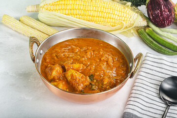 Indian cuisine - Kadai chicken masala
