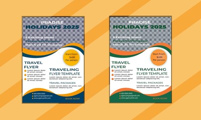 Creative Corporate Colorful Business flayer template layout design, Professional leaflets in A4, vector flayer design or business poster template design.	