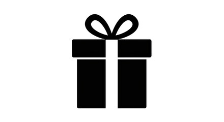 Isolated Gift Box Icon Symbolizing Celebration and Reward