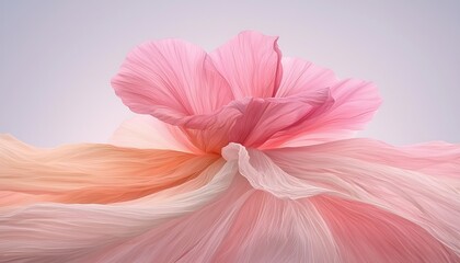 Pink Flower Petals with Soft Bloom.