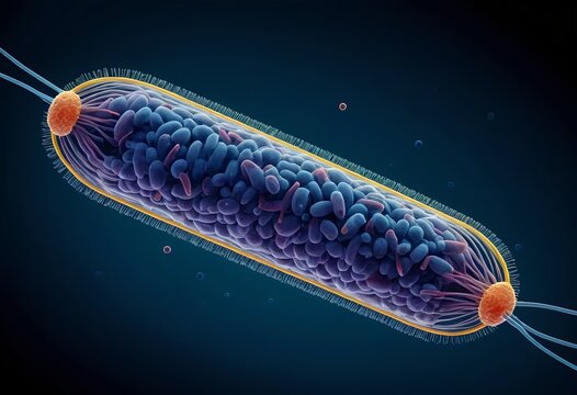 Microscopic View of a Ciliate Protist