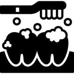 Tooth Brush glyph icon