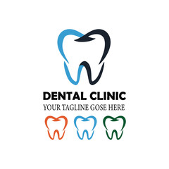 Dental Clinic Logo design template