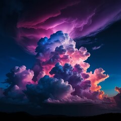 Vibrant Sunset Cloudscape