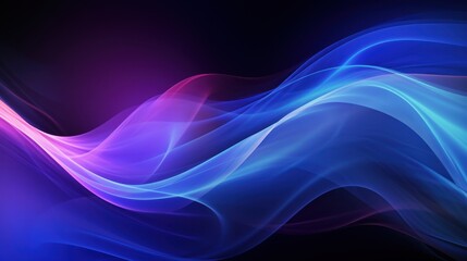 Naklejka premium digital red blue wavy smooth abstract background banner
