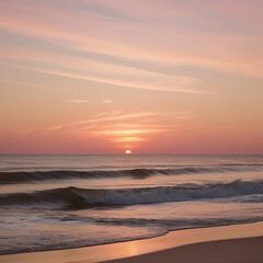 Fototapeta premium sunset at the beach